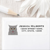 Cat差出人住所ラベル – カスタマイズ ラベル (インサイチュ)