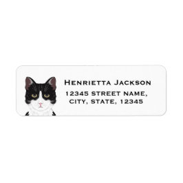 Cat差出人住所ラベル – カスタマイズ ラベル