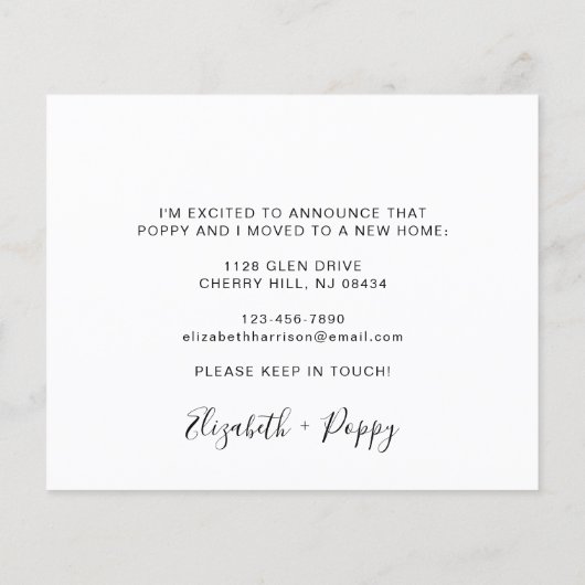 Cat引っ越しましたの新しいアドレス予算発表 (裏面)