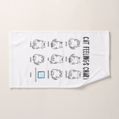 Cat感覚グラフ バスタオルセット (ハンドタオル)