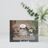 Cat新おもしろいしいアドレスの移動 案内ポストカード (スタンド正面)