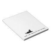 Cat熱狂するメモ帳 ノートパッド (アングル)