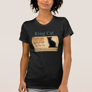 Cat王のエジプト猫のCartoucheのティー Tシャツ