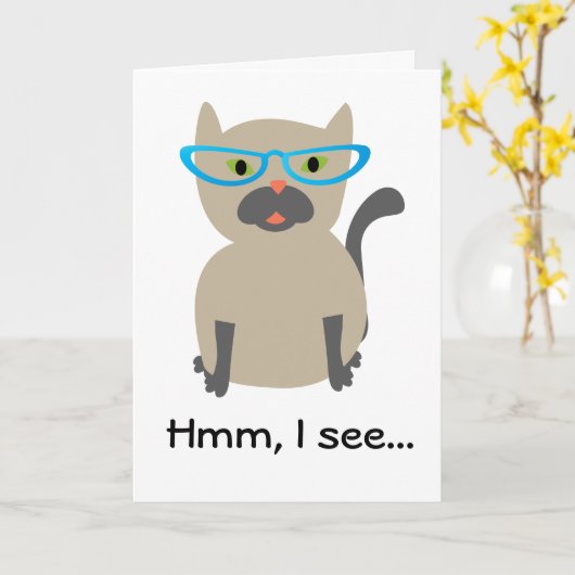 Cat誕生日カードを参照 カード (黄色い花)