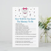 Cat赤ちゃんシャワーゲームをどれだけ知っているか (スタンド正面)