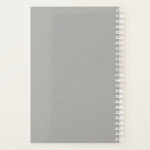 CAT顔パーソナライズされたプランナー プランナー手帳 (裏面)