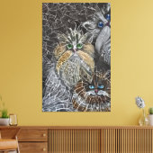 Cat3 – 光爆弾 キャンバスプリント (インサイチュ (リビング))