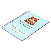 Cat -おもしろいプライバシーノートブックのカスタマイズ可能 ノートブック (左側)