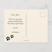 Cat おもしろい DoctorのGame Hagraper ポストカード (裏面)