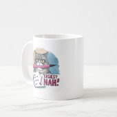 Cat おもしろい To Doリスト コーヒーマグカップ (正面左)