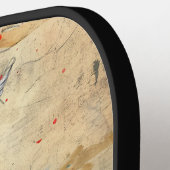 *~* Cat お洒落 AP68予測できなフローラ3写真 ピックルボールラケット (左詳細)