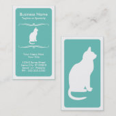 cat (カモダンラーカスタマイズ可能) 名刺 (正面/裏面)