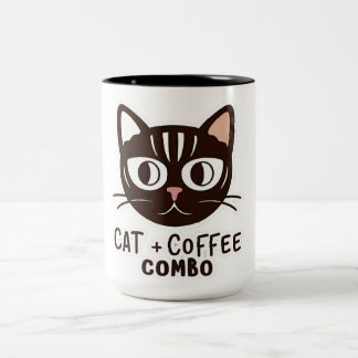Cat +コーヒーコンボマグカップ ツートーンマグカップ