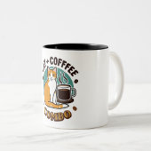 Cat +コーヒーコンボマグカップ ツートーンマグカップ (正面右)