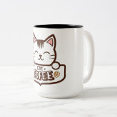 Cat +コーヒーコンボマグカップ ツートーンマグカップ (正面右)