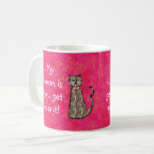 CAT コーヒーマグカップ (正面左)