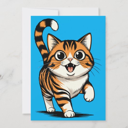 cat サンキューカード (正面)