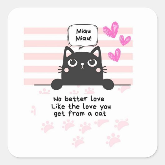 Cat スクエアシール (正面)