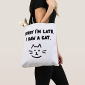 cat トートバッグ (クローズアップ)
