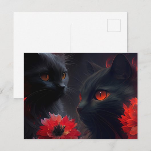 Cat ポストカード (正面/裏面)