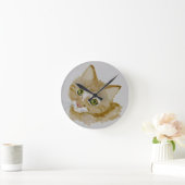 Cat ラウンド壁時計 (ホーム)