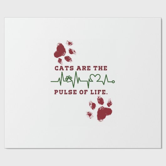 Cat ラッピングペーパー (フラット)