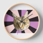 cat 壁時計 (正面)