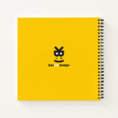 Cat 怒 8.5インチx 8.5インチスパイラルノートブック ノートブック (裏面)