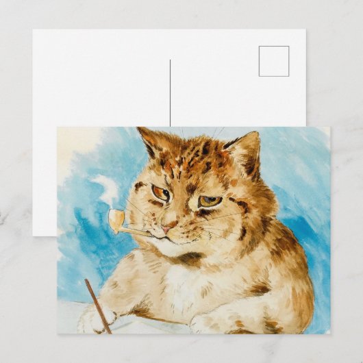 Cat 書's by Louis Wain ポストカード (正面/裏面)