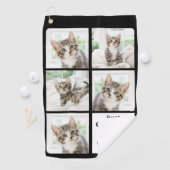 CAT 最高の MOM By Parパーソナライズされた - 5 Photo Collage ゴルフタオル (インサイチュ)