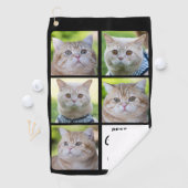 CAT 最高の MOM Ever - Golfパーソナライズされた - 5枚の写真 ゴルフタオル (インサイチュ)