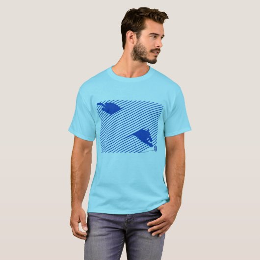 Cat_歩く Tシャツ (正面フル)