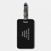 Cat/猫好き ラゲッジタグ (裏面縦)