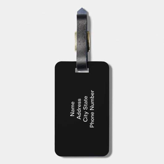 Cat/猫好き ラゲッジタグ (裏面縦)