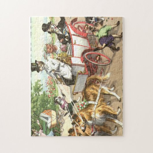 CAT 結婚の ジグソーパズル (縦)