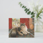 CAT 絵画の ポストカード (スタンド正面)