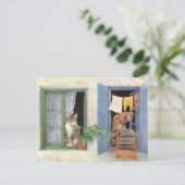 CAT 絵画の ポストカード (スタンド正面)