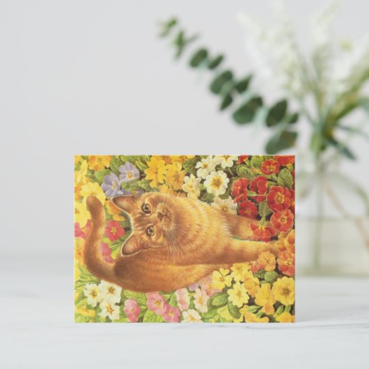 CAT 絵画の ポストカード (スタンド正面)