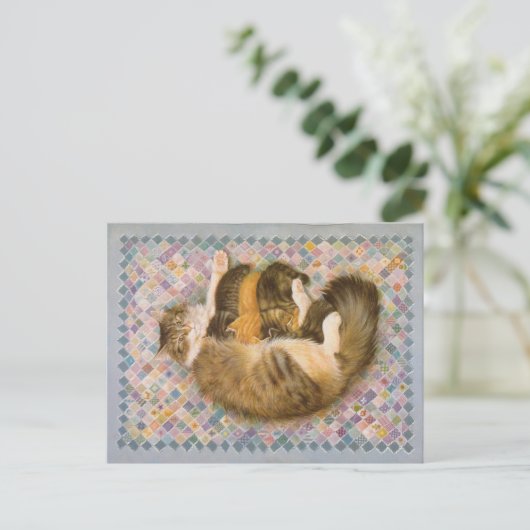 CAT 絵画の ポストカード (スタンド正面)