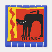 Cat、編集文字 マグネット (正面)