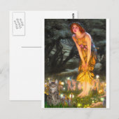 CAT (虎猫1) - MidEve ポストカード (正面/裏面)