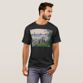 Cat (虎猫2) - By the Seine Tシャツ (正面フル)