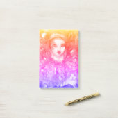 CAT/謝肉祭の仮面舞踏会のパーティーとのPIERROT ポストイット (デスク上)