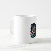 Cat 遊's Guitar Rock & 80s転が 90sロックバンドC コーヒーマグカップ (正面左)