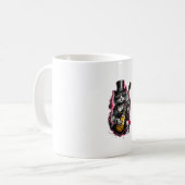 Cat 遊's Guitar Rock & 80s転が 90sロックバンドC コーヒーマグカップ (正面左)