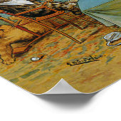 Cat 遊Table Tennis、Louis Wain ポスター (角)