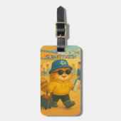 Cat 01 Kids ラゲッジタグ (正面縦)