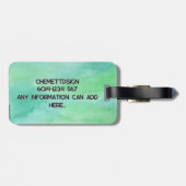 Cat 01 Kids ラゲッジタグ (裏面横)