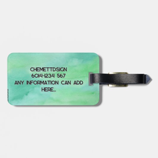 Cat 01 Kids ラゲッジタグ (裏面横)