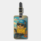 Cat 02 Kids ラゲッジタグ (正面縦)